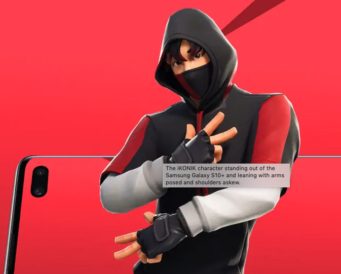 Galaxy S10シリーズ購入特典fortnite限定スキン Ikonik の配布が19年3月16日に延期 受け取り方法は モバイルドットコム