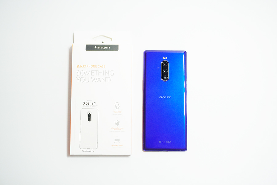 Spigen Xperia 1 リキッド・クリスタルケース