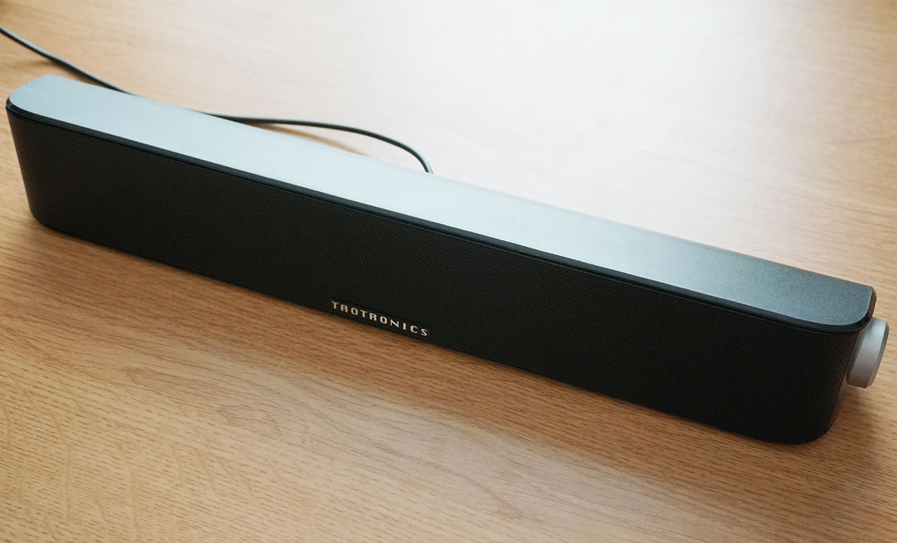 TaoTronics TT-SK028 レビュー｜Bluetooth5.0 & AUX対応！高音質コンパクトサウンドバー