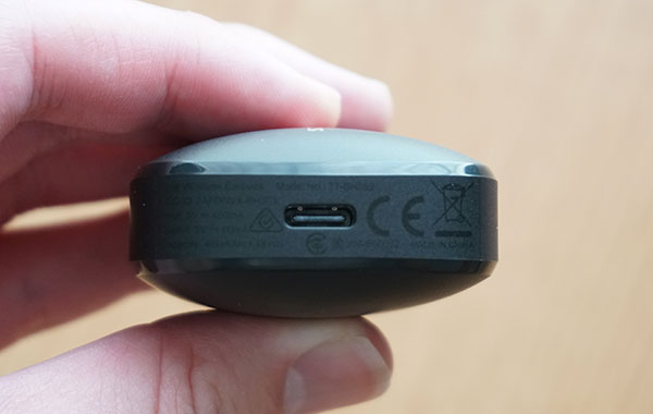 Type-C充電なのが素晴らしい