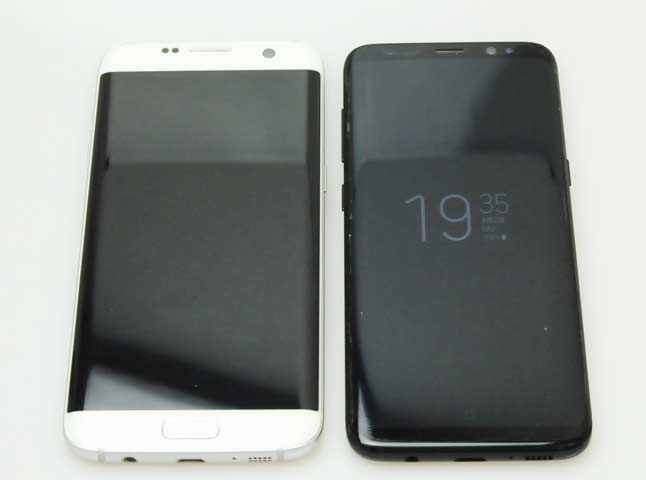 Galaxy S8のサイズ感が凄すぎる!5.8インチの大画面なのに、本体サイズは4.7インチiPhone 7と同等!?【iPhoneXサイズ比較追記】 Galaxy S8のサイズ感が凄すぎる!5.8インチの大画面なのに、本体サイズは4.7インチiPhone 7と同等!?【iPhoneXサイズ比較追記】