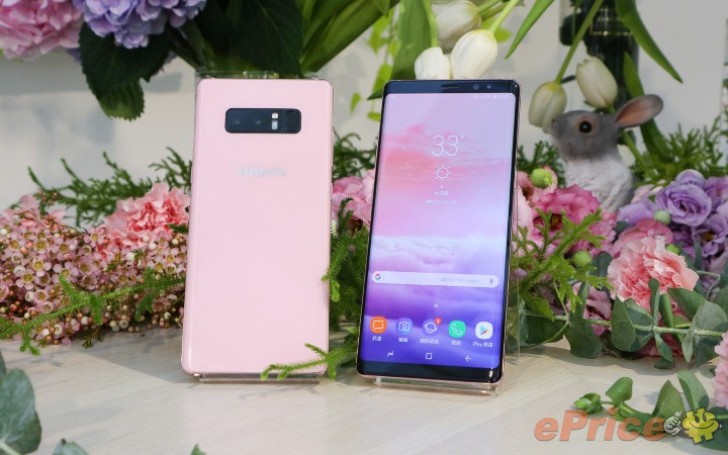 サムスン、台湾にて「Galaxy Note8」新色ピンクを発表! サムスン、台湾にて「Galaxy Note8」新色ピンクを発表!