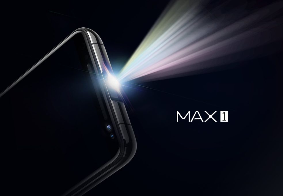 Blackview Max 1プロジェクター搭載画像