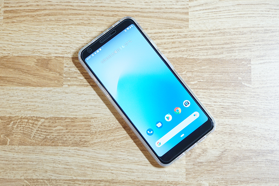 LASTEのGoogle Pixel 3a XL用ケース装着時前面