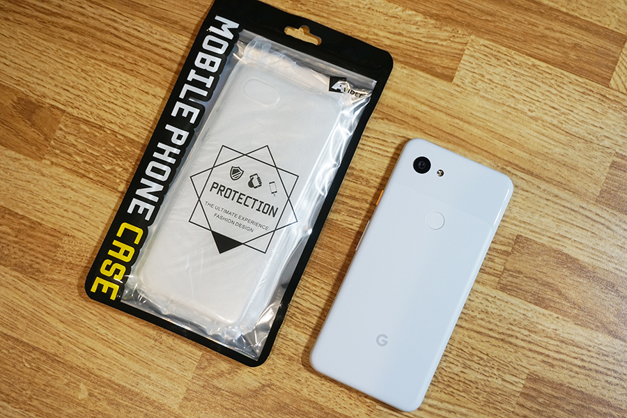 A-VIDETのケースとGoogle Pixel 3a本体