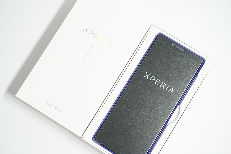 Xperia 1を開封直後