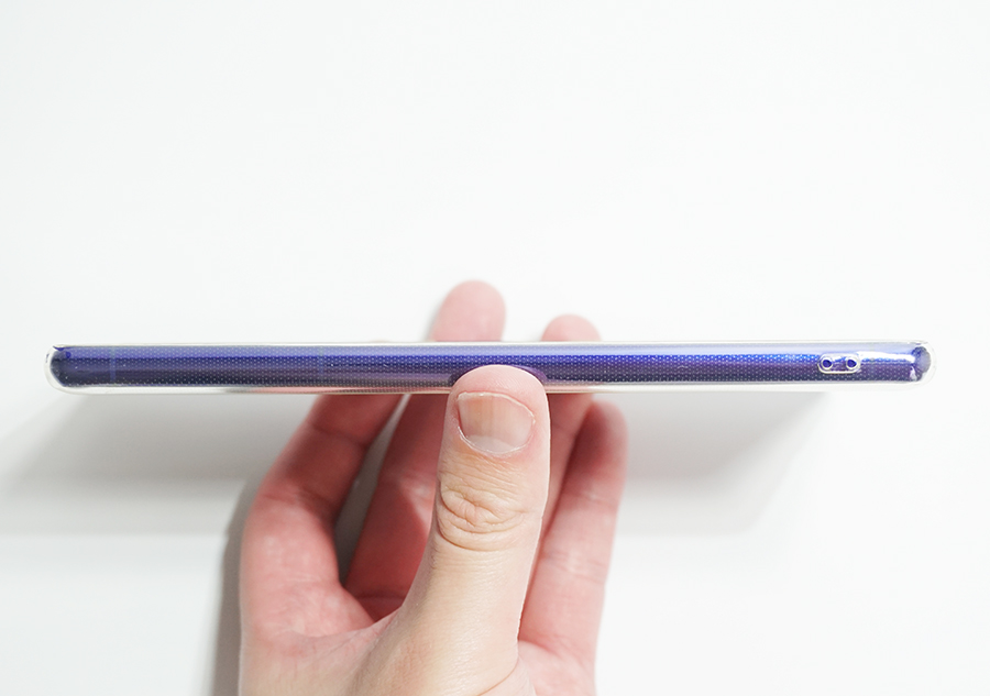 A-VIDET Xperia 1 TPUクリアケース側面左