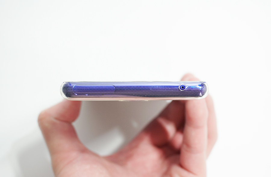 A-VIDET Xperia 1 TPUクリアケース側面上部