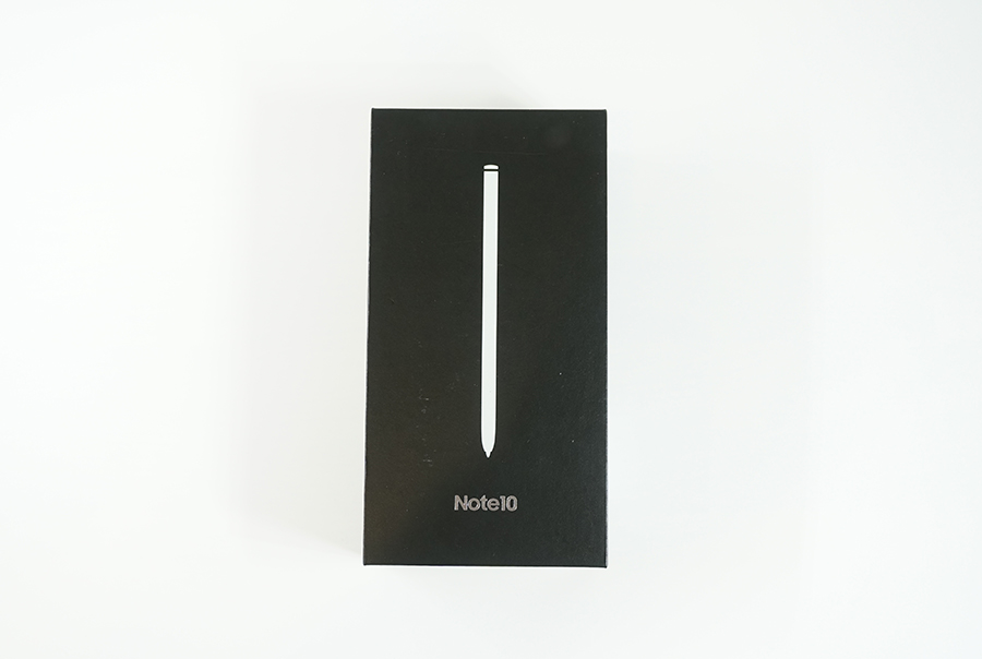 Galaxy Note10のパッケージ