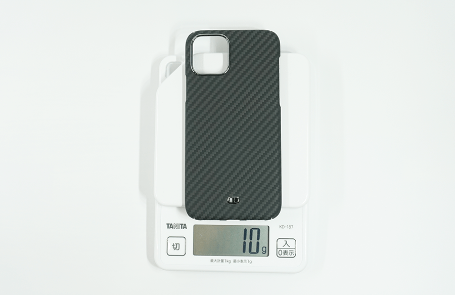 Ultra Slim & Light Case DURO（デューロ）の重さは約10gと軽