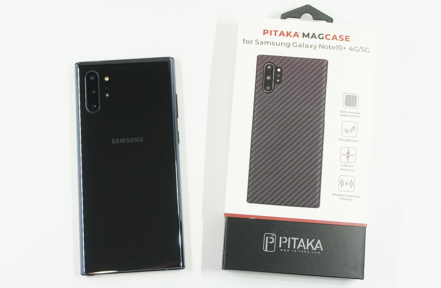 Galaxy Note10+に使える極薄ケースPITAKA MagEZ Case