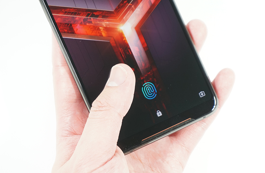 ROG Phone 2の指紋認証をチェック