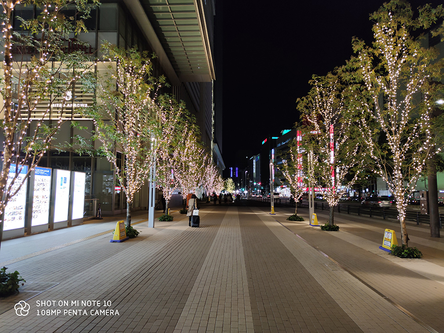 Mi Note10夜間撮影