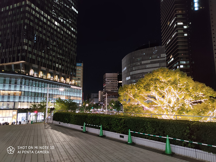 MiNote10名駅夜景