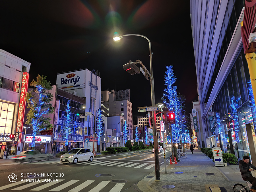 MiNote10夜景