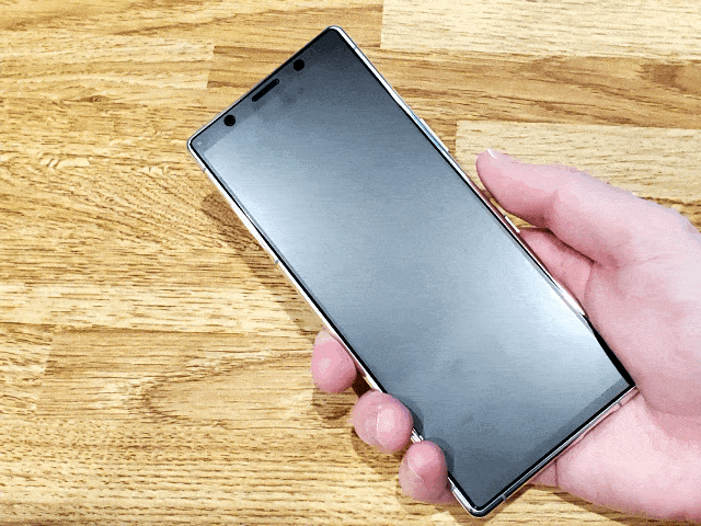 Xperia 5の指紋認証