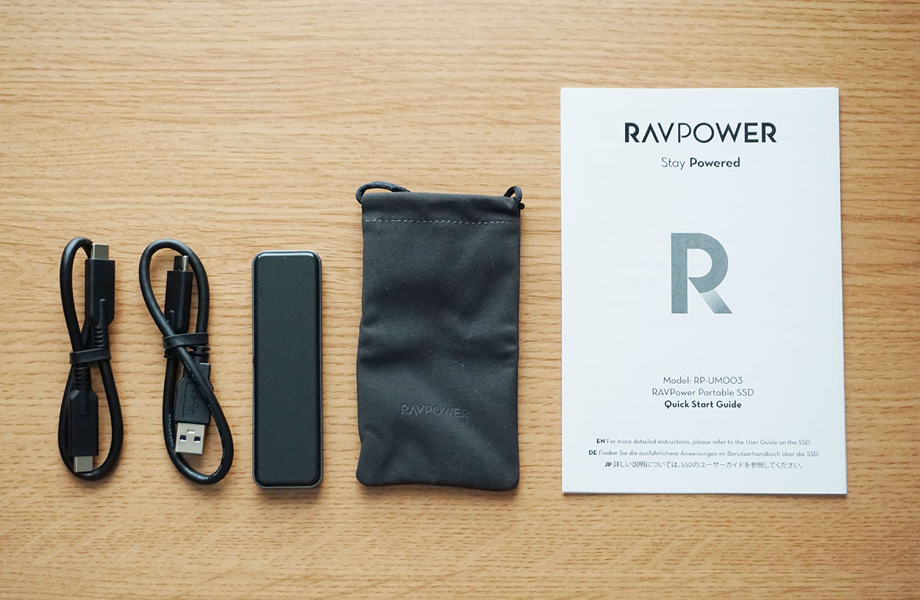 RAVPower RP-UM003の付属品