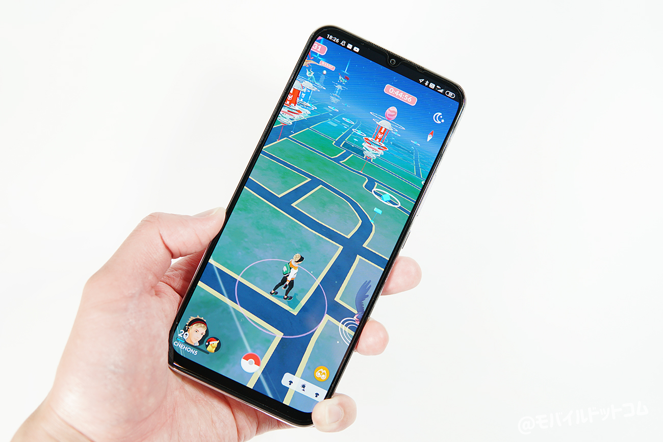 Mi 10 Lite 5GでポケモンGOの動作チェック