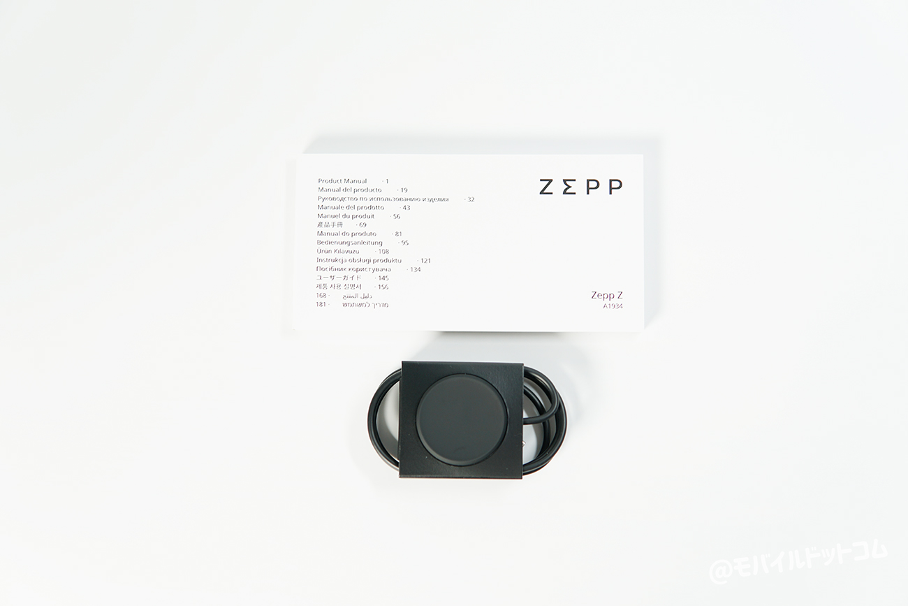 Zepp Zの付属品