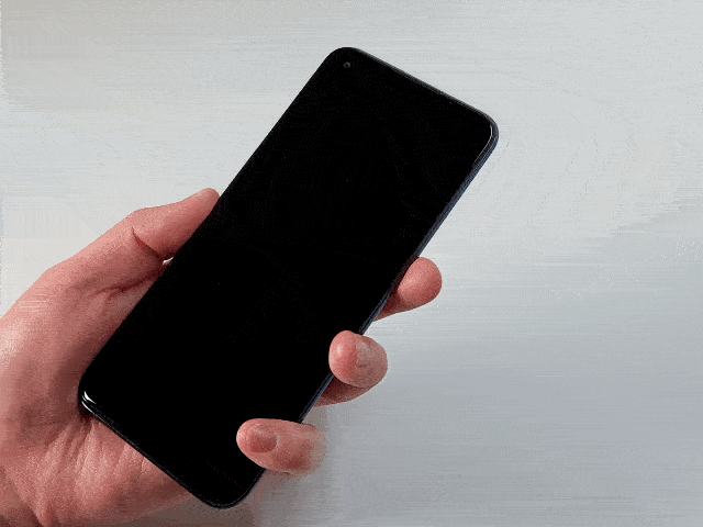 OnePlus Nord N100の背面指紋認証テスト