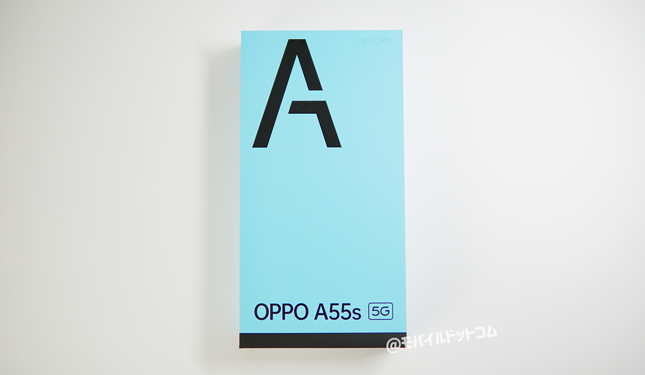 OPPO A55s 5Gのパッケージ