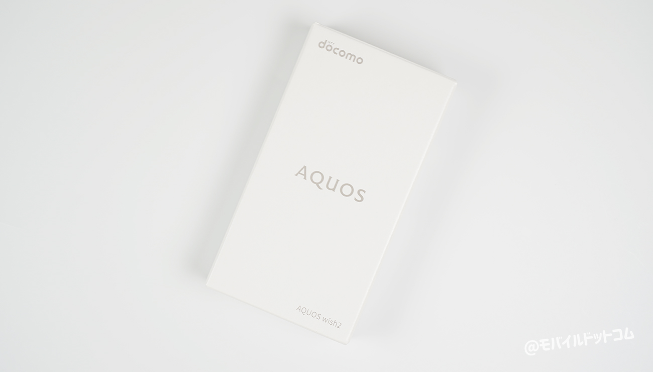 AQUOS wish2のパッケージデザイン