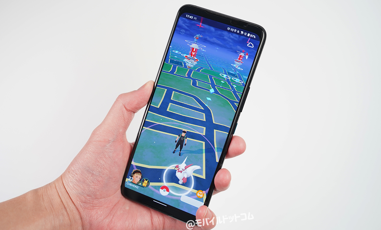 ROG Phone 6でポケモンGOの動作チェック