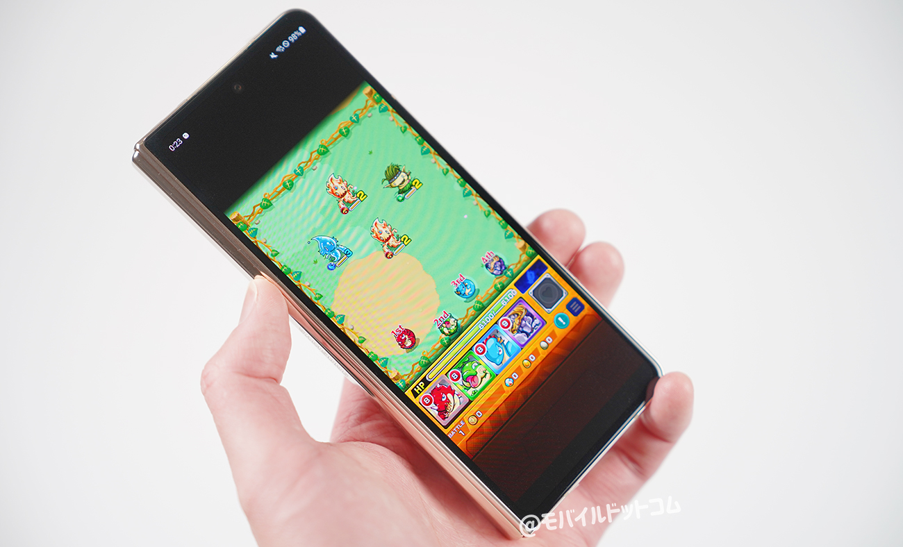 Galaxy Z Fold4でモンストの動作チェック