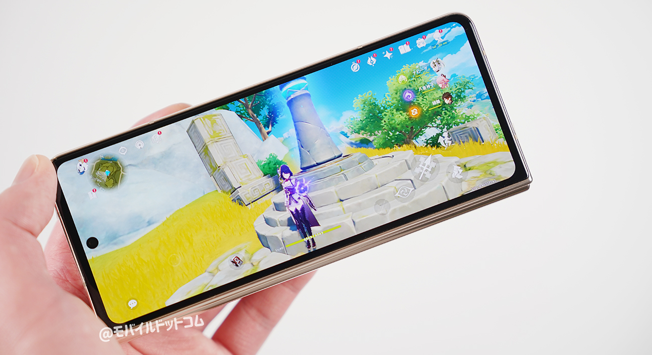 Galaxy Z Fold4のゲーム・アプリ動作をチェック