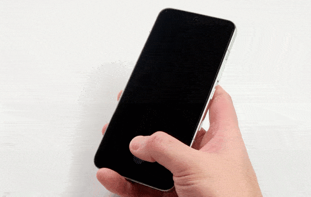Xiaomi 13の指紋認証テスト