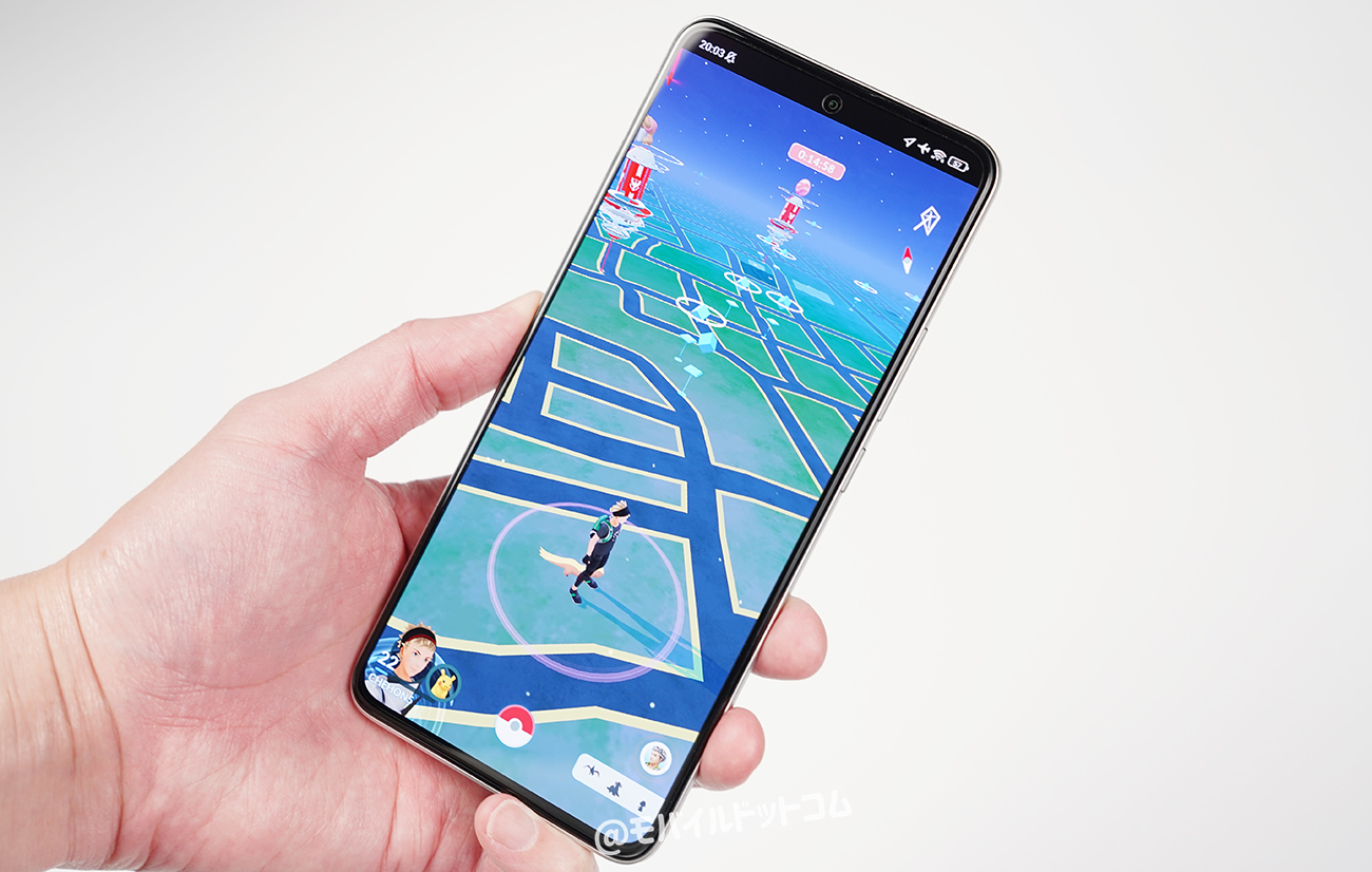 POCO F5 ProでポケモンGOの動作チェック