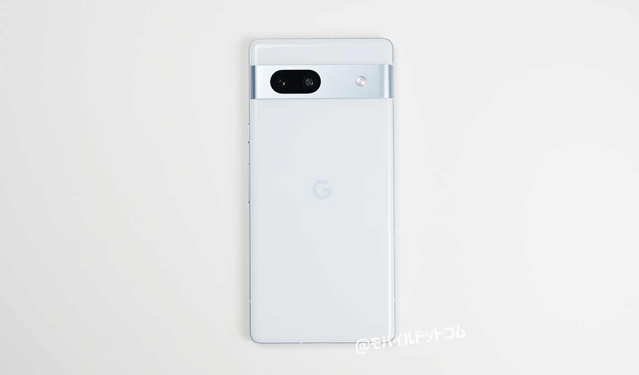 Google Pixel 7aの背面デザイン