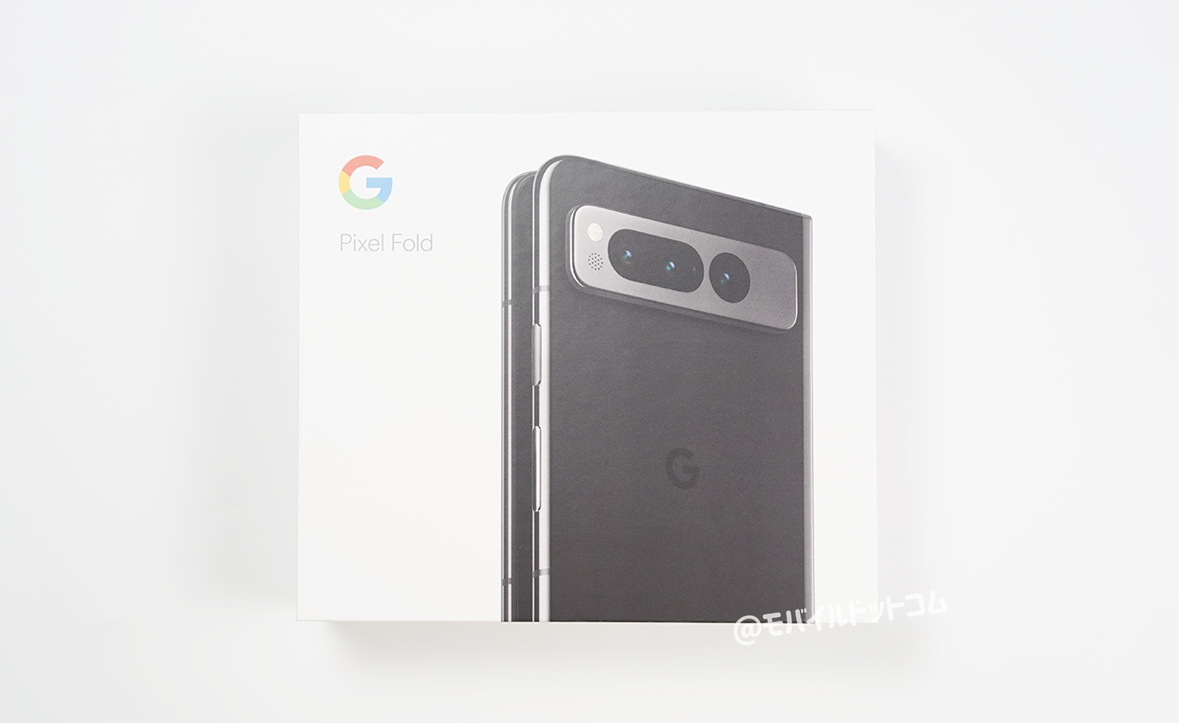 Google Pixel Foldのパッケージデザイン