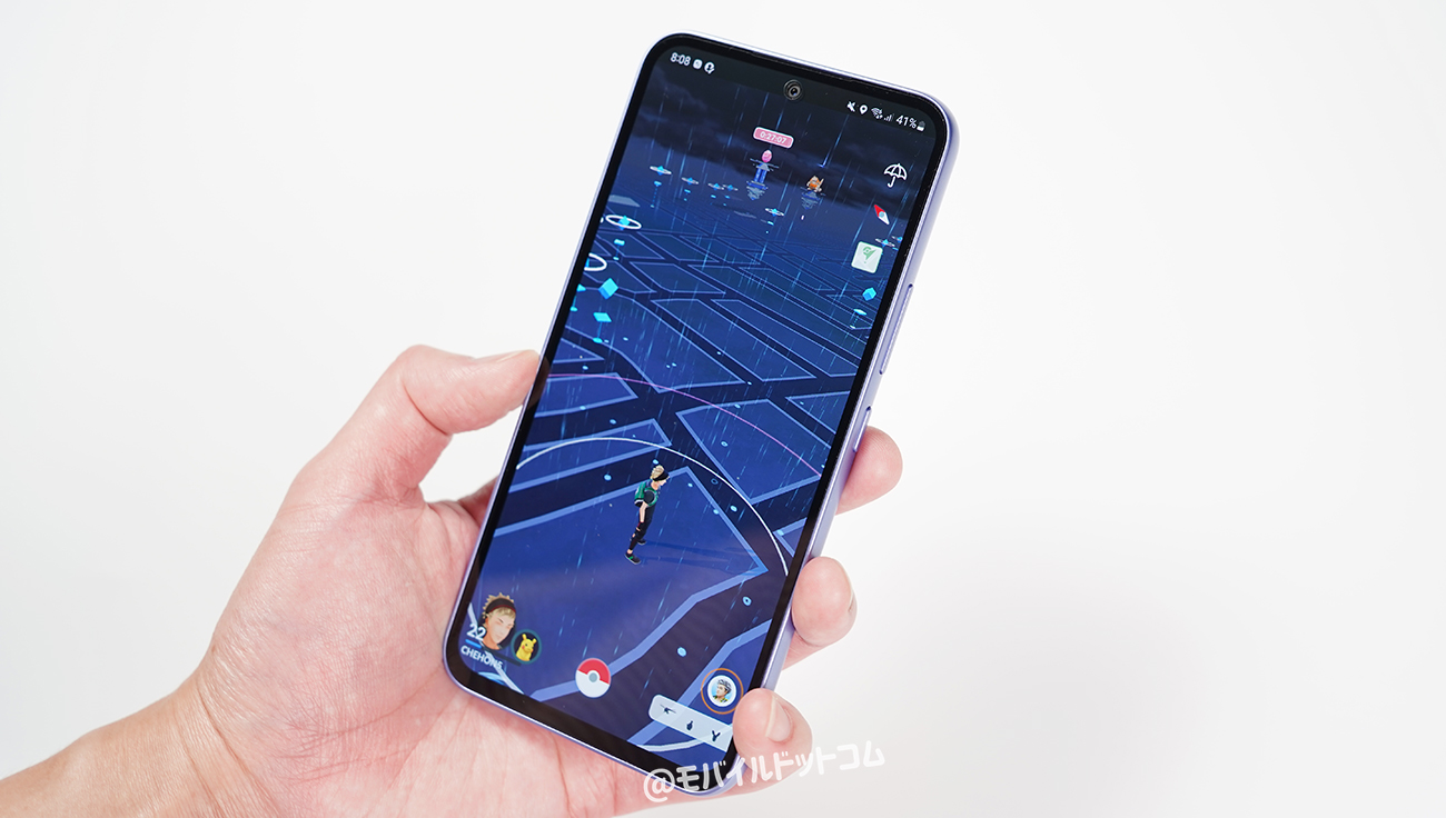 Galaxy A54 5GでポケモンGOの動作チェック