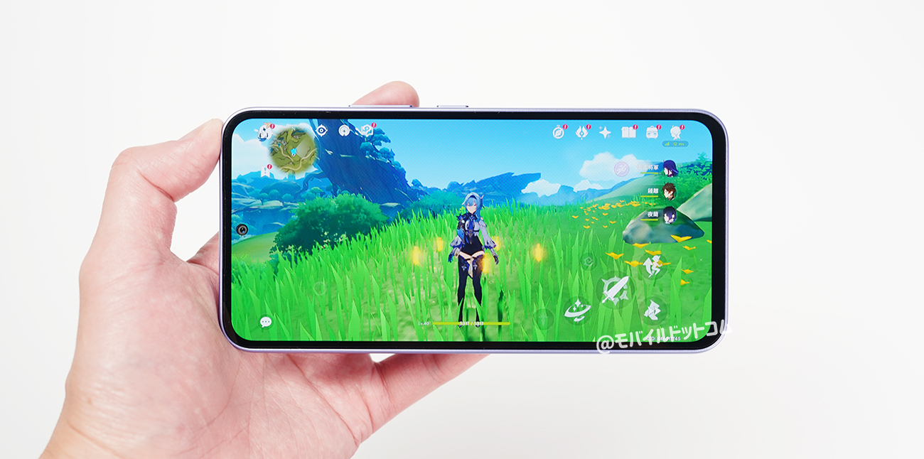 Galaxy A54 5Gで原神の動作チェック