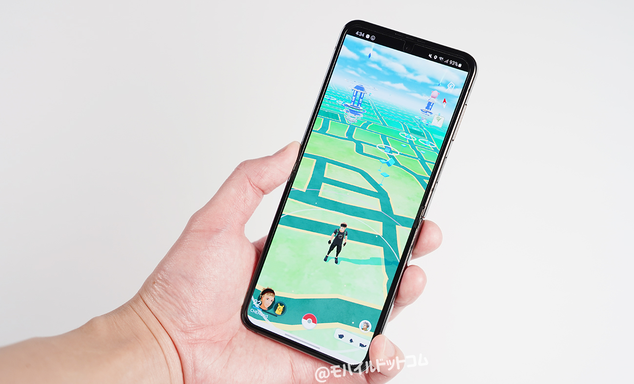 Galaxy Z Flip5でポケモンGOの動作チェック