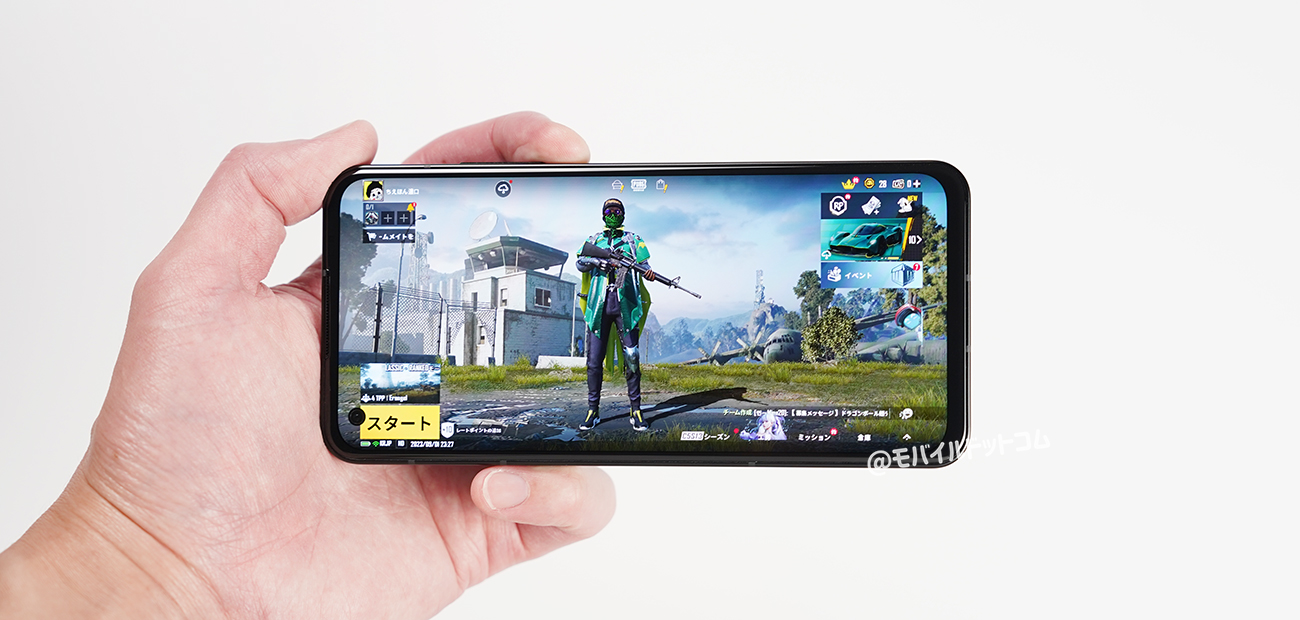 Zenfone 10でPUBGモバイルの動作チェック