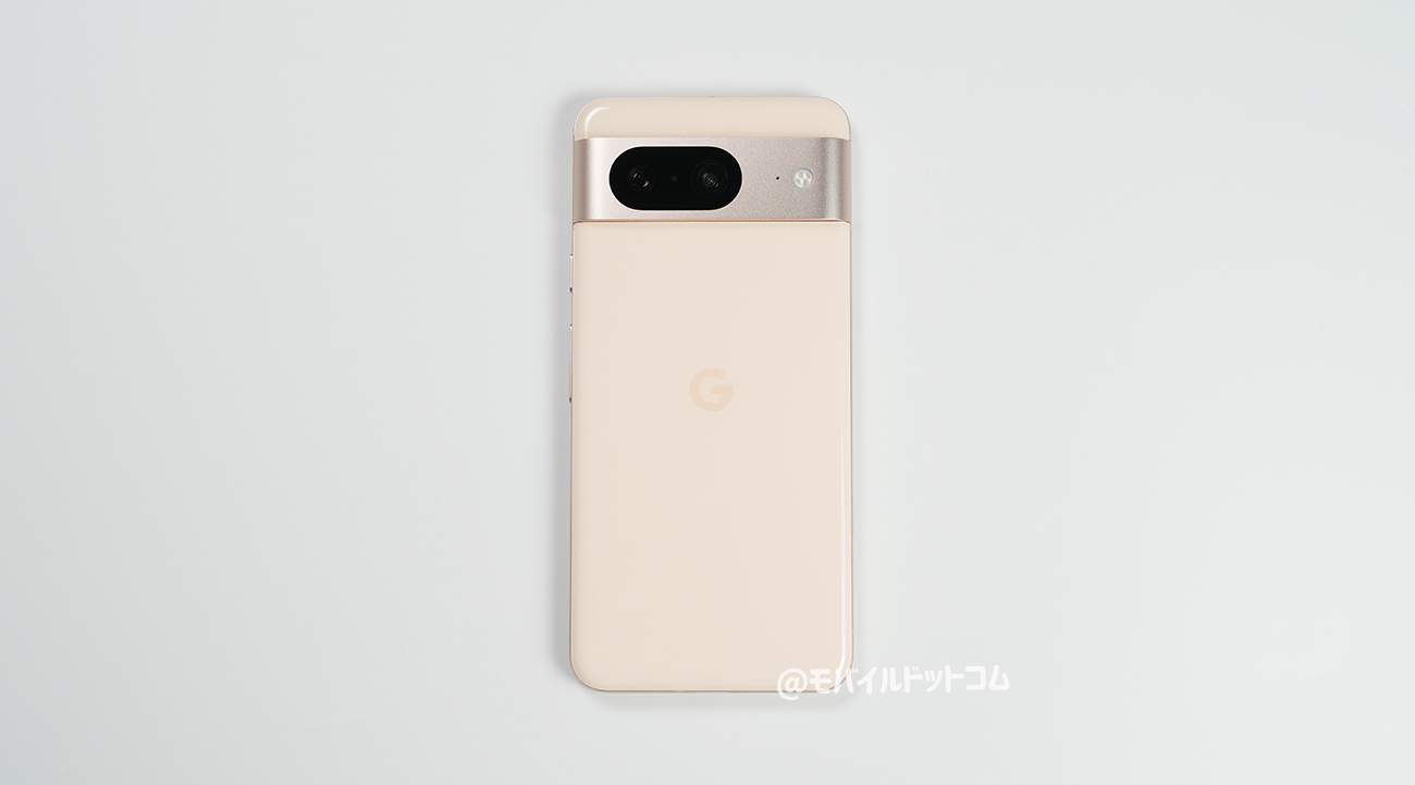 Google Pixel 8の背面デザイン