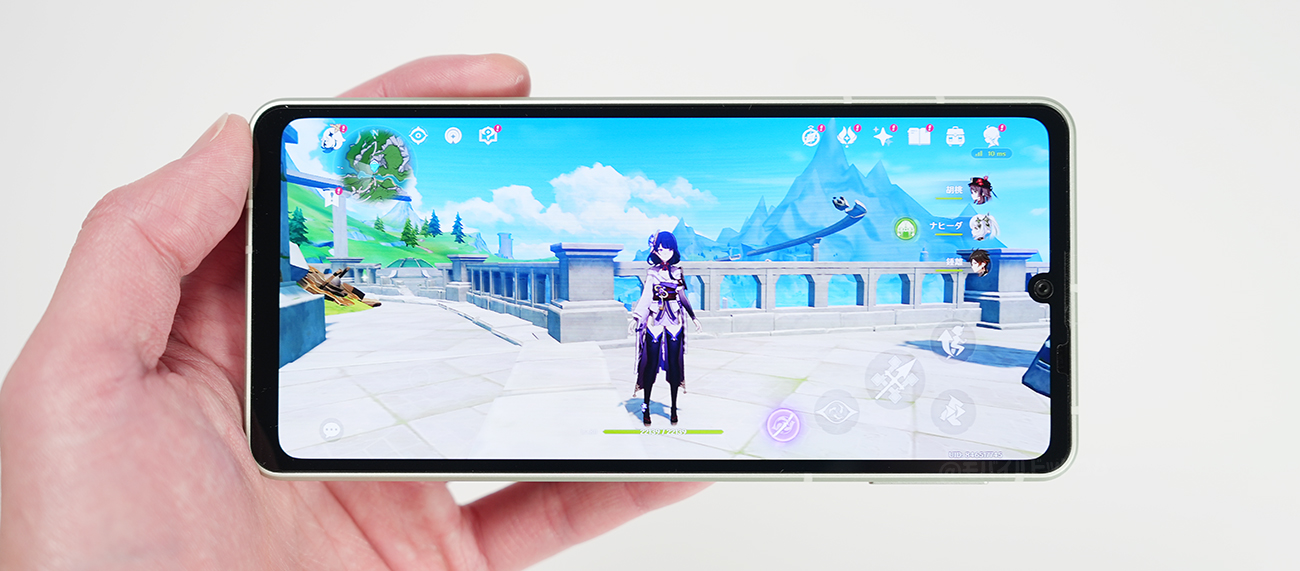 AQUOS sense8で原神の動作チェック