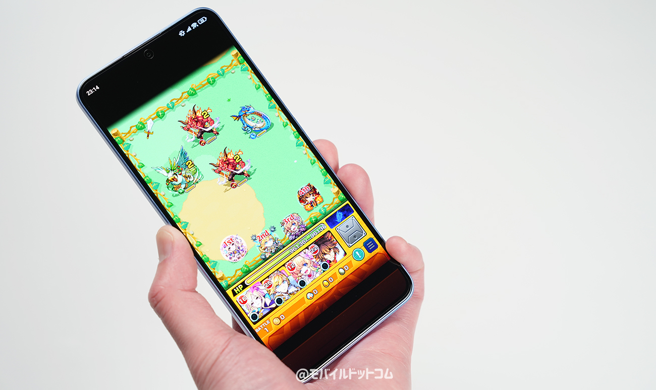 Xiaomi 13Tでモンストの動作チェック